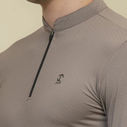 Jtee Zipper T-Shirt Full Sleeves