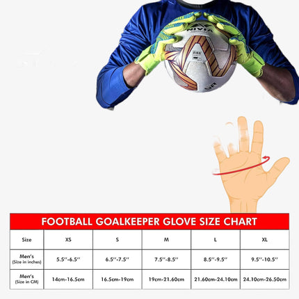 Nivia Raptor Torrido Football Goalkeeper Gloves
