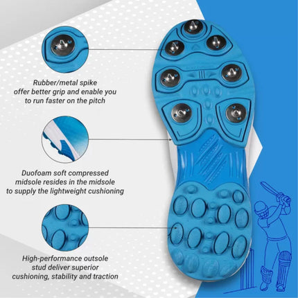 Nivia Crick 1000 Cricket Shoes for Men