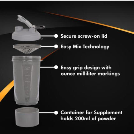 NIVIA Venom Sports 650 ml Shaker