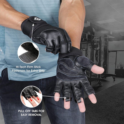 NIVIA RHINO Gym & Fitness Gloves  (Black)