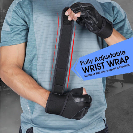 NIVIA RHINO Gym & Fitness Gloves  (Black)