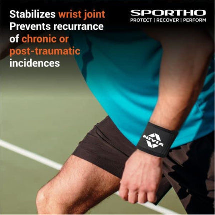 Nivia Basic Wrist Support Adjustable with Velcro