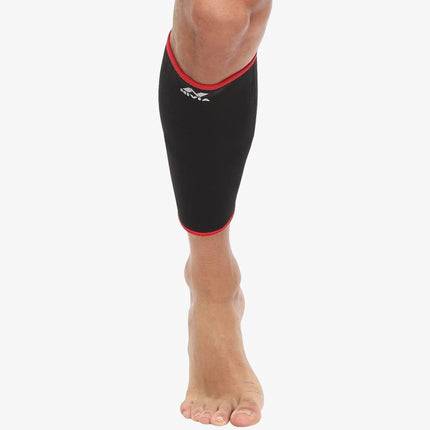 NIVIA Orthopedic Calf Support Slip - in Knee Support (Black, Red)