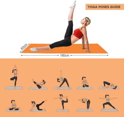 Nivia Anti-Skid Yoga Mat (4mm-10mm)