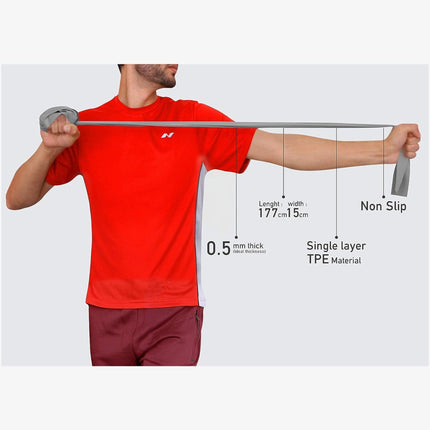 Nivia Dynamic Latex Gym and Home Fitness Latex Strap