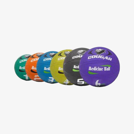 Cougar Rubber Moulded Medicine Ball (1Kg, 2Kg, 3Kg, 4Kg)