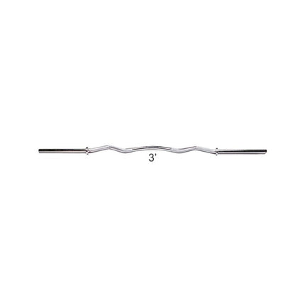 Koxton Weight Lifting Curling Bar (4Ft, 5Ft, 6Ft) - 25MM