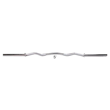 Koxton Weight Lifting Curling Bar (4Ft, 5Ft, 6Ft) - 25MM