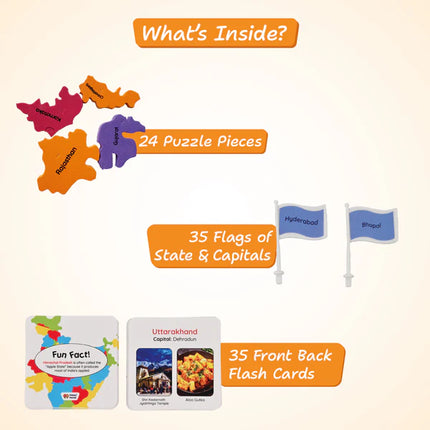Happy Hands Map-O-Graphy Series India Map