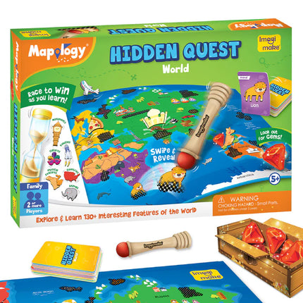 Mapology Hidden Quest Board Game