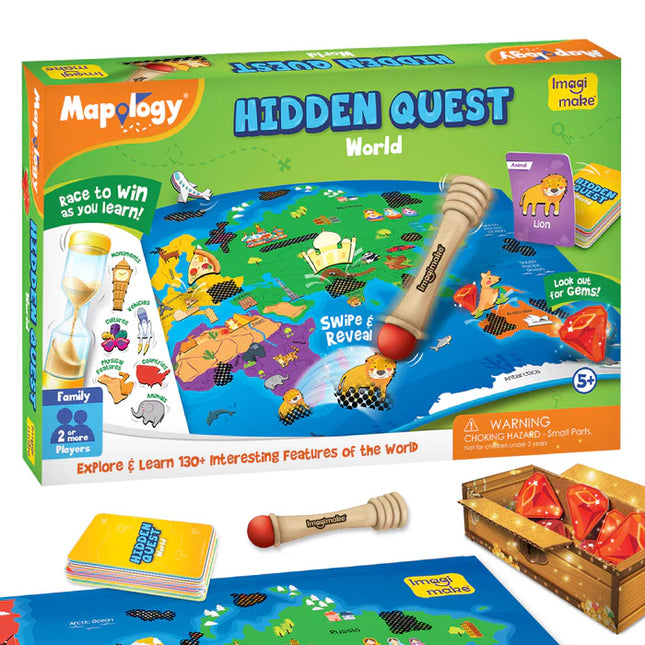 Mapology Hidden Quest Board Game