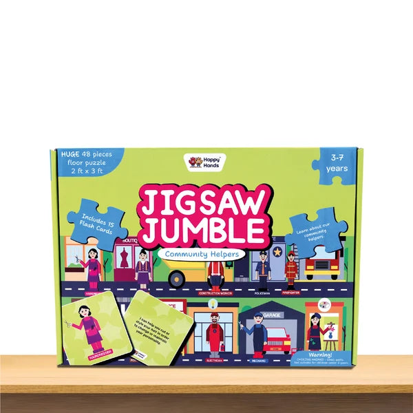 Happy Hands Jigsaw Jumble Community Helpers