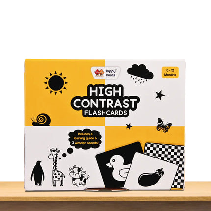 Happy Hands High Contrast Flash Cards