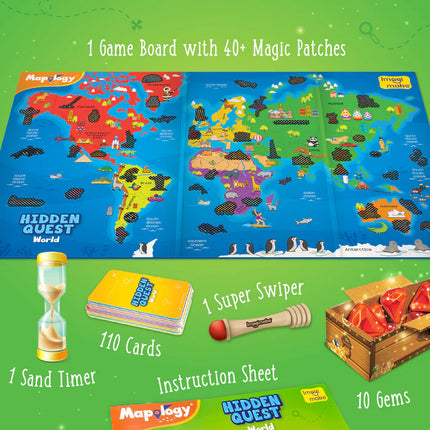 Mapology Hidden Quest Board Game