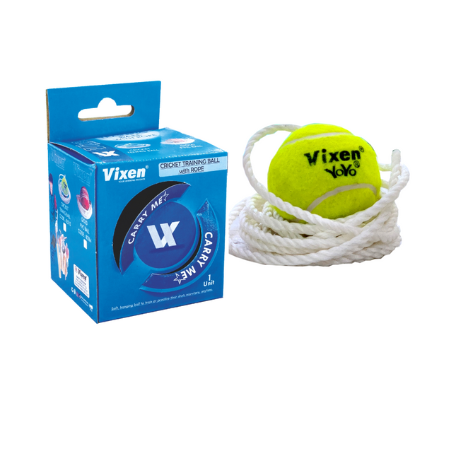 Vixen Cricket Training Tennis Ball With Rope 3.5MTR