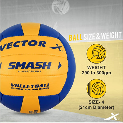 Vector X Smash Hand Stitched PU Volleybal