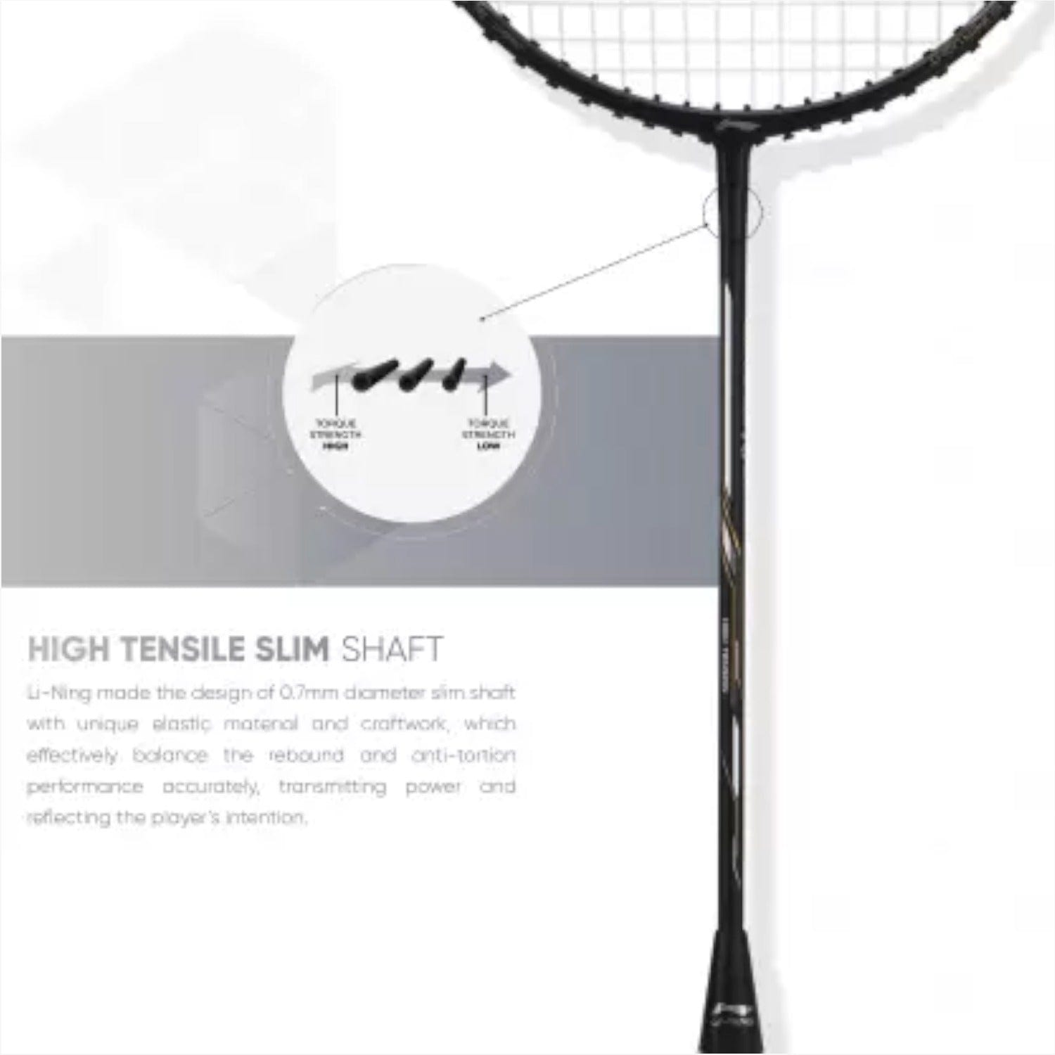 Lining Racket 78g Li-Ning Air-Force 78 G3 Badminton Racquet – Romjee Sports Llp