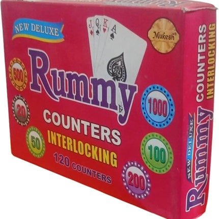 Hd Rummy Counters Poker Coin 120pc