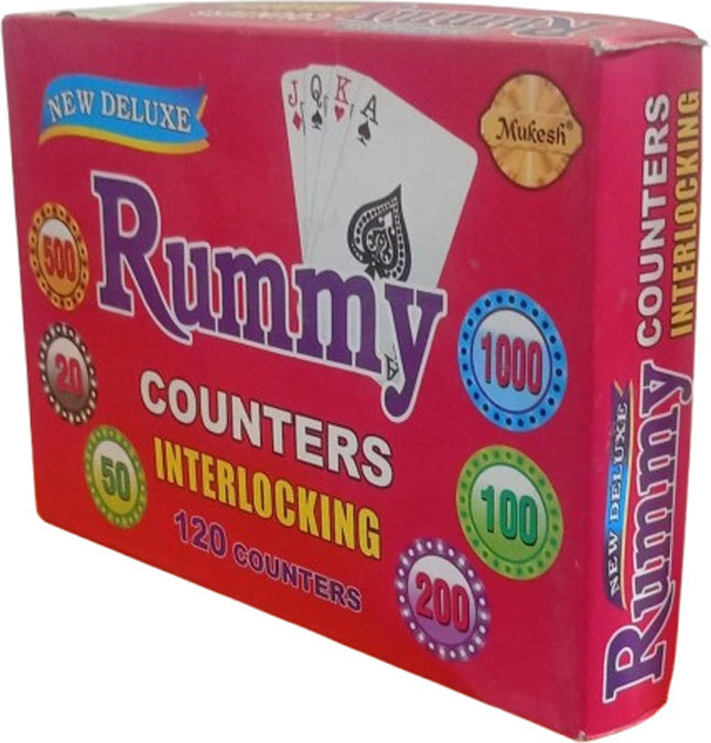 Hd Rummy Counters Poker Coin 120pc