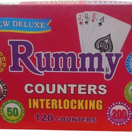 Hd Rummy Counters Poker Coin 120pc