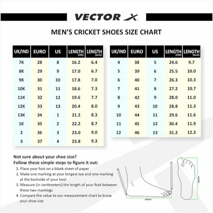Vector X CKT-200 Cricket Shoes for Men's