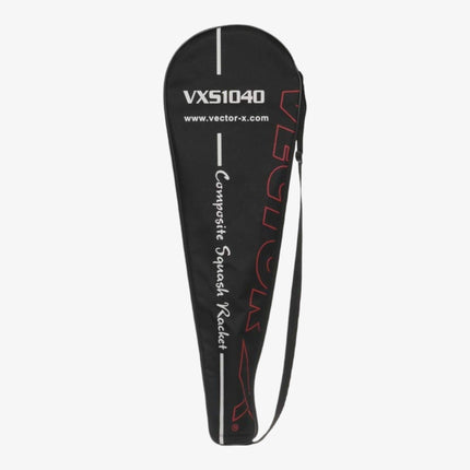 Vector X VXS-1040 Squash Racquet for Seniors, White-red