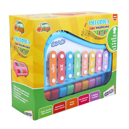 Skoodle 2 In 1 Melodica Fun Xylophone