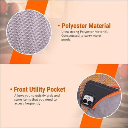 Vector X Blitz Gym Bag (‎Gray-Orange)