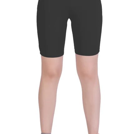 Laasa Skinny Fit High Rise Knee Shorts