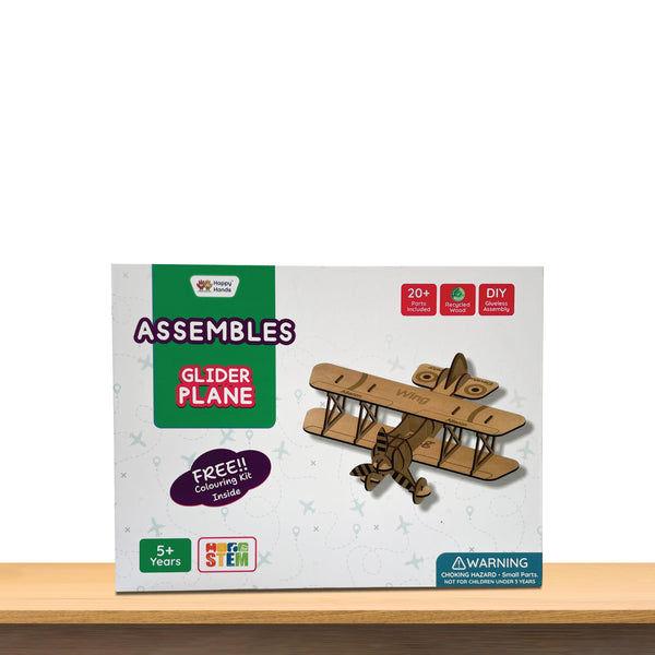 Happy Hands Assembles Glider Plane