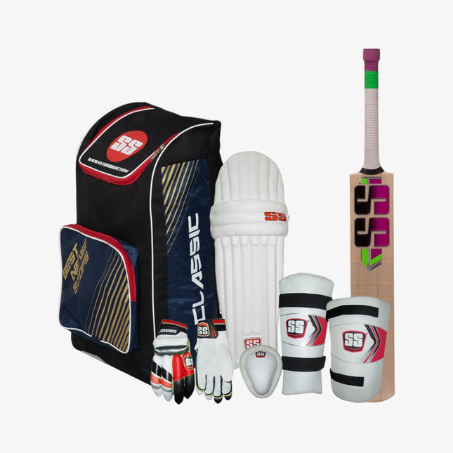 SS Kashmir Willow Full Cricket Kit