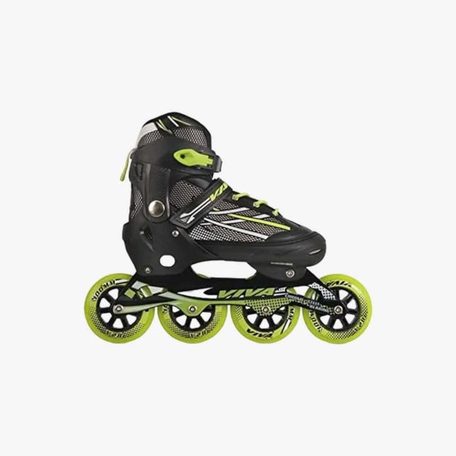 Viva LF-0935XL Inline Skates, 100mm - Black/Yellow