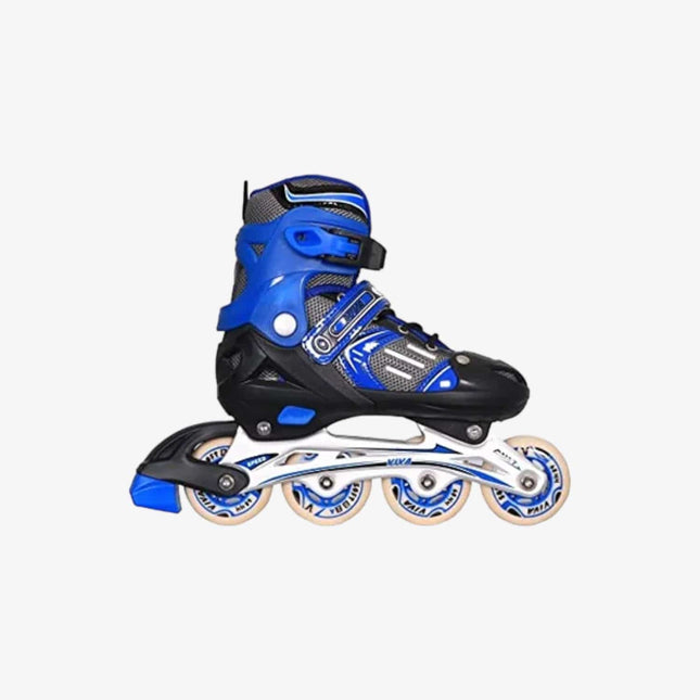 Viva Synthetic Inline Skates, (68 mm 2-5 UK, Multicolour)