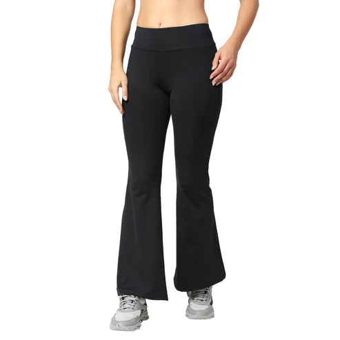 Laasa Slim Fit Bell Bottom Trousers