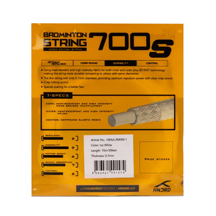 HUNDRED 700S Badminton String