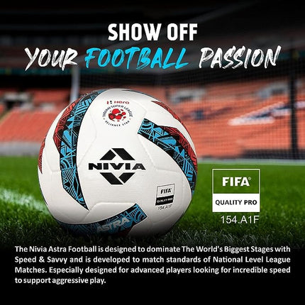 Nivia FIFA Quality PRO Astra with ISL Logo (Multicolor) Size - 5