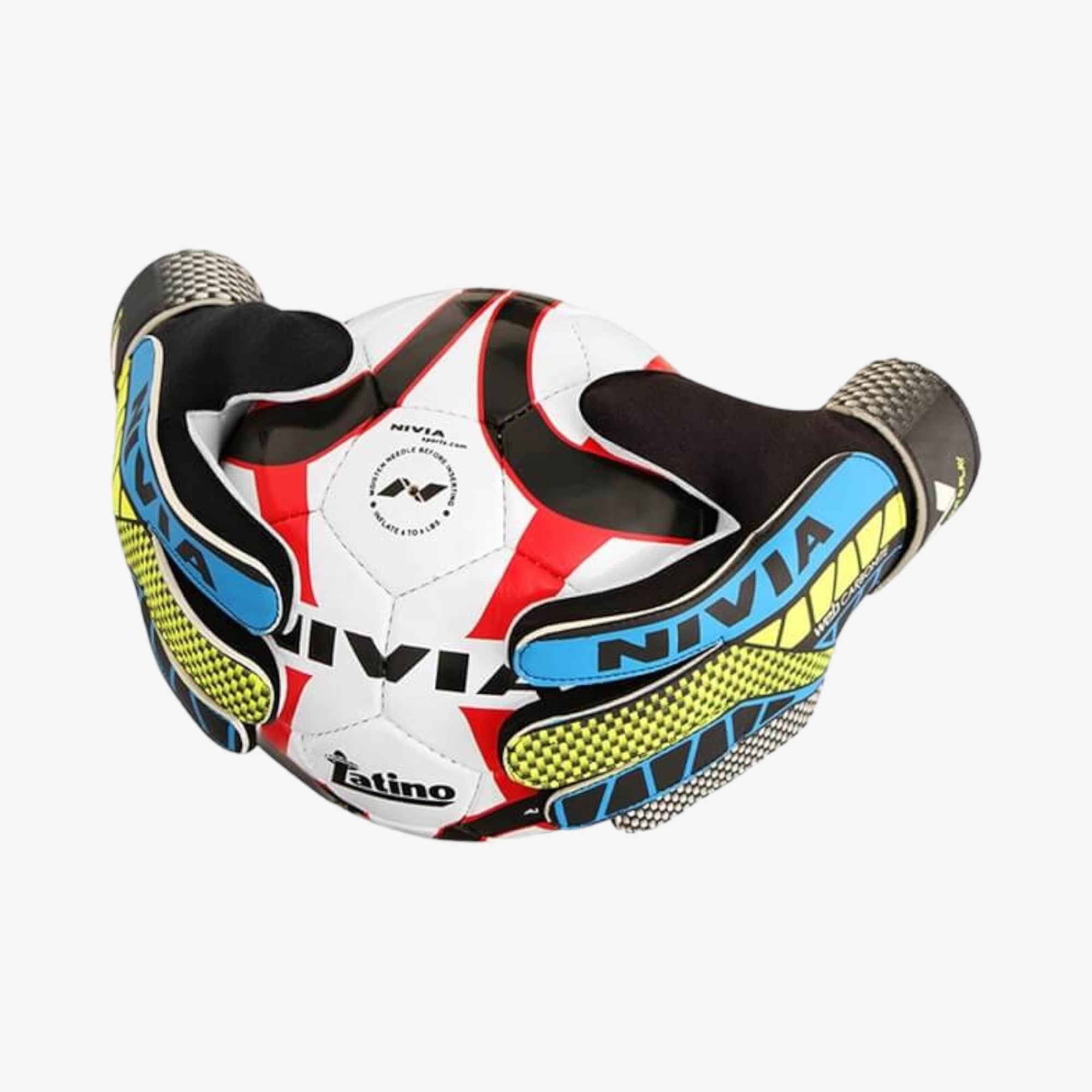 Nivia Carbonite Web Football GoalKeeper Gloves â Romjee Sports Llp