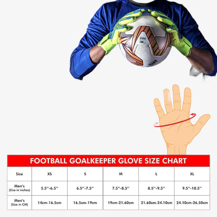 Nivia Men Ultra Armour Goalkeeper Gloves (Multicolor)