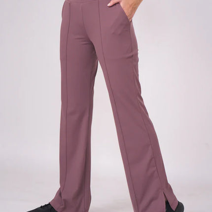 Laasa Bell Bottom Trousers with Side Cut