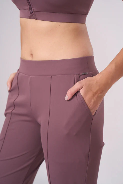 Laasa Bell Bottom Trousers with Side Cut