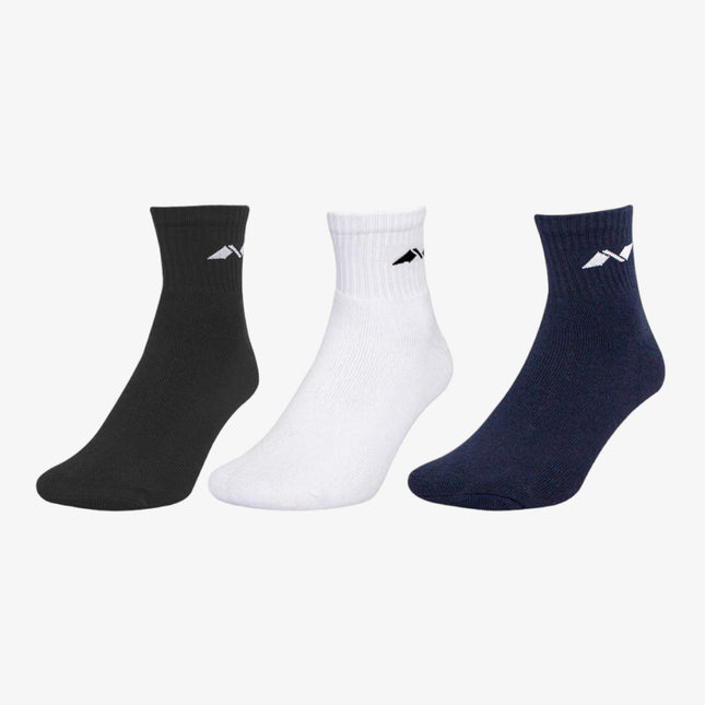 Nivia Men's Encounter Sports Polyester Short Socks, Pack of 3