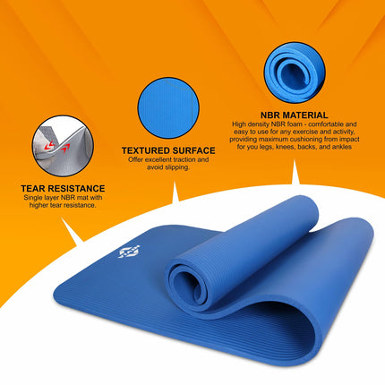 Nivia Yoga Mat NBR Single Layer