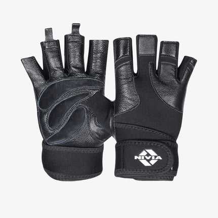 NIVIA RHINO Gym & Fitness Gloves  (Black)