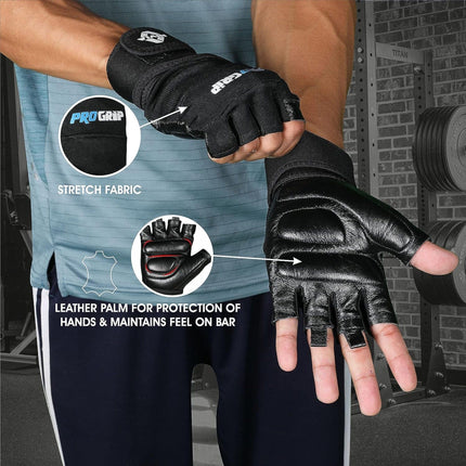 NIVIA Pro Grip Gym & Fitness Gloves  (Black)