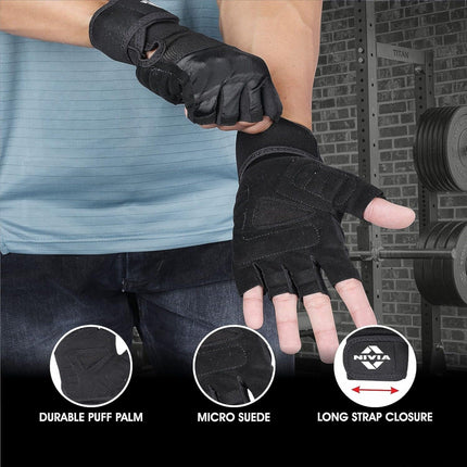 Nivia Enduro Cross Training Gym Gloves