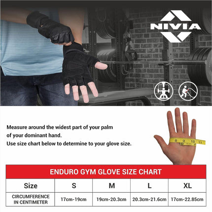 Nivia Enduro Cross Training Gym Gloves
