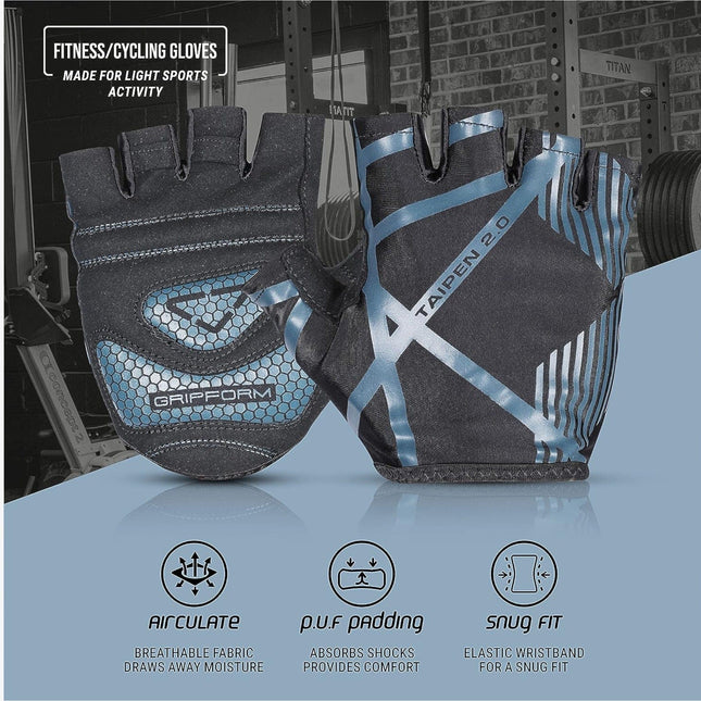 NIVIA Taipen 2.0 Fitness Gloves Gym & Fitness Gloves