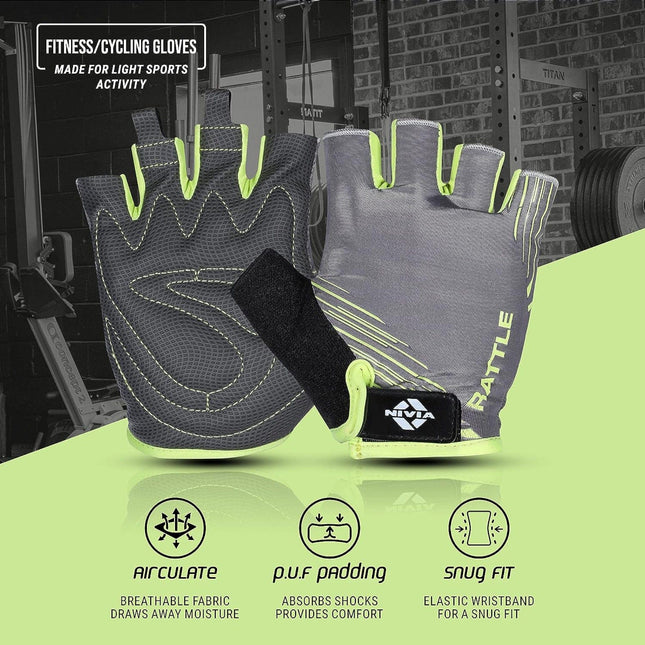 NIVIA RATTLE Gym & Fitness Gloves