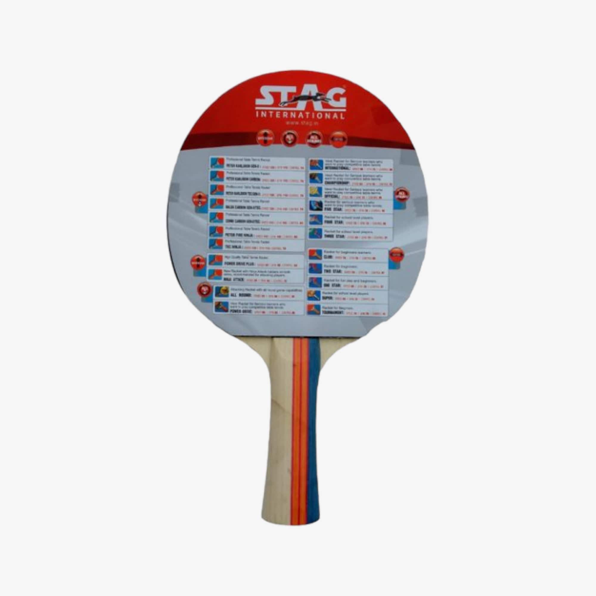 STAG 3 Star Table Tennis Racket – Romjee Sports Llp